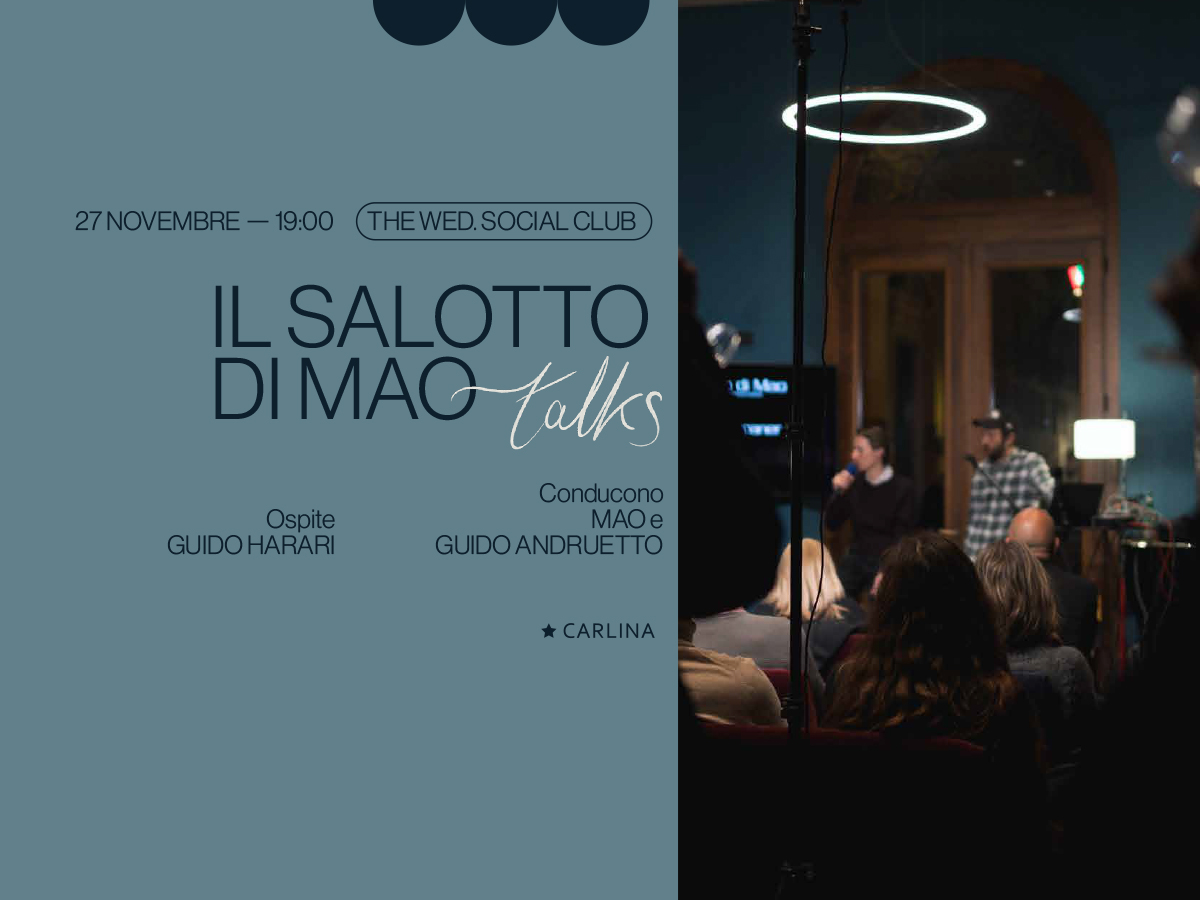 il salotto di mao talks carlina 27 novembre guido harari