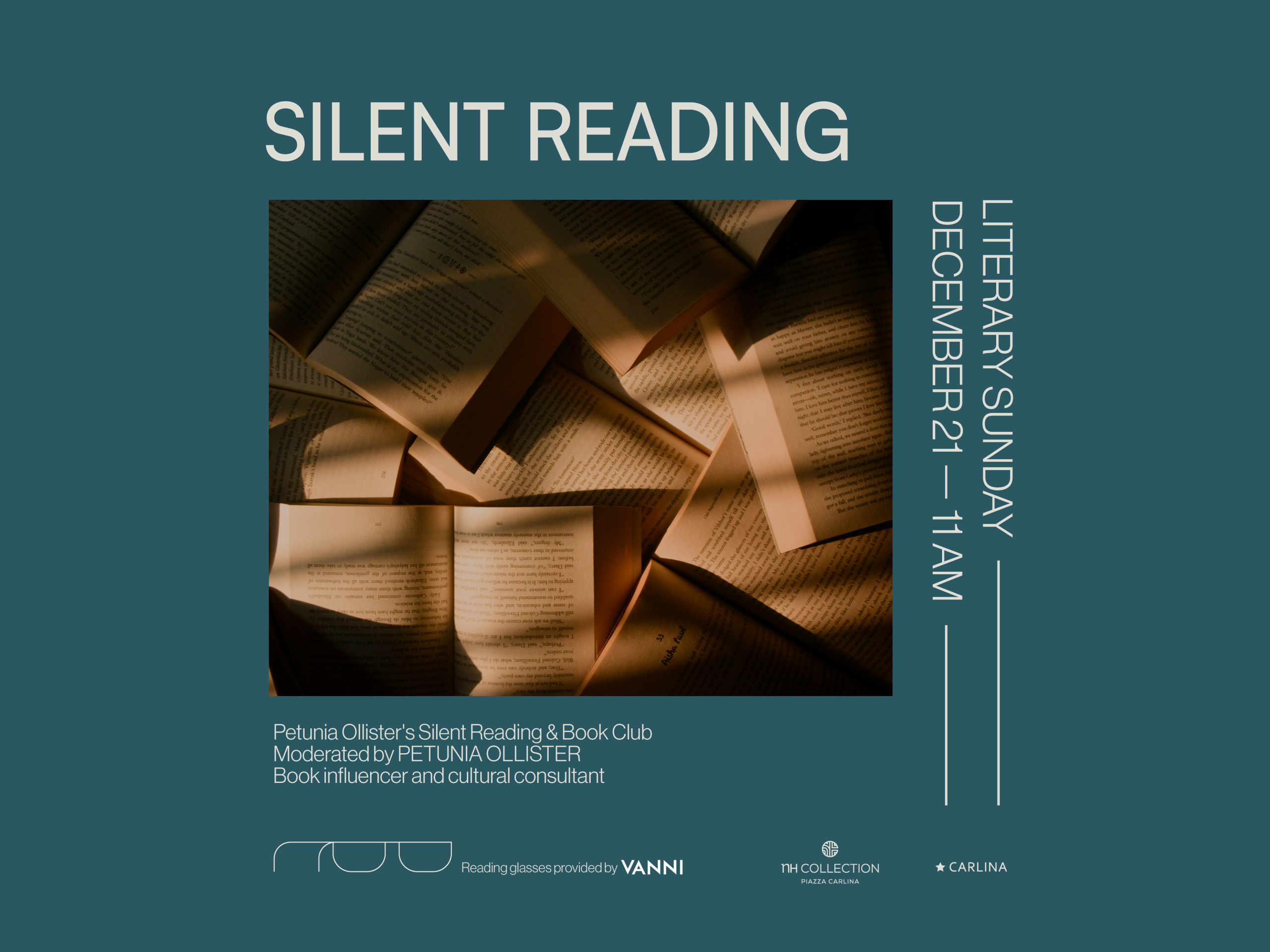 SILENT READING PETUNIA OLLISTER