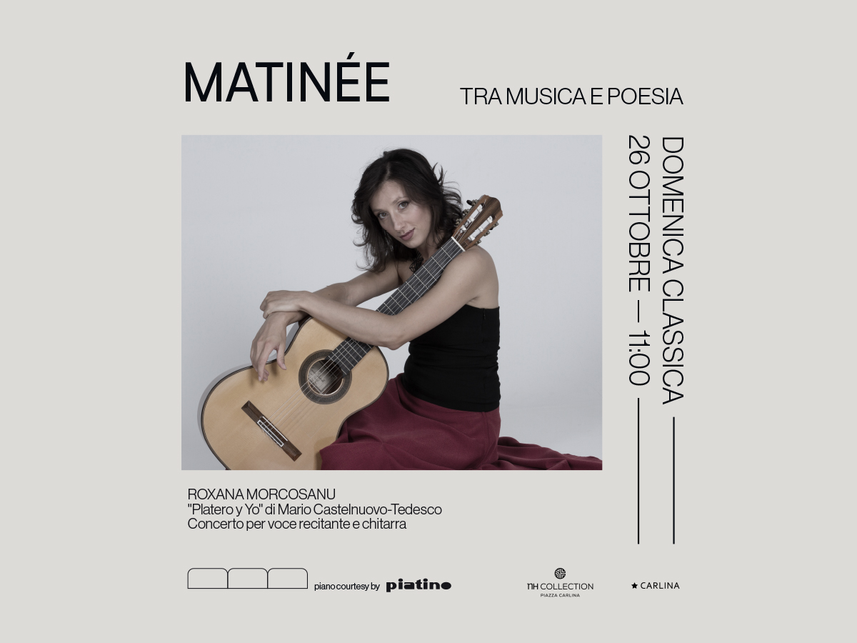 MATINEE 26 OCTOBER - BETWEEN MUSIC AND POETRY - ROXANA MORCOSANU