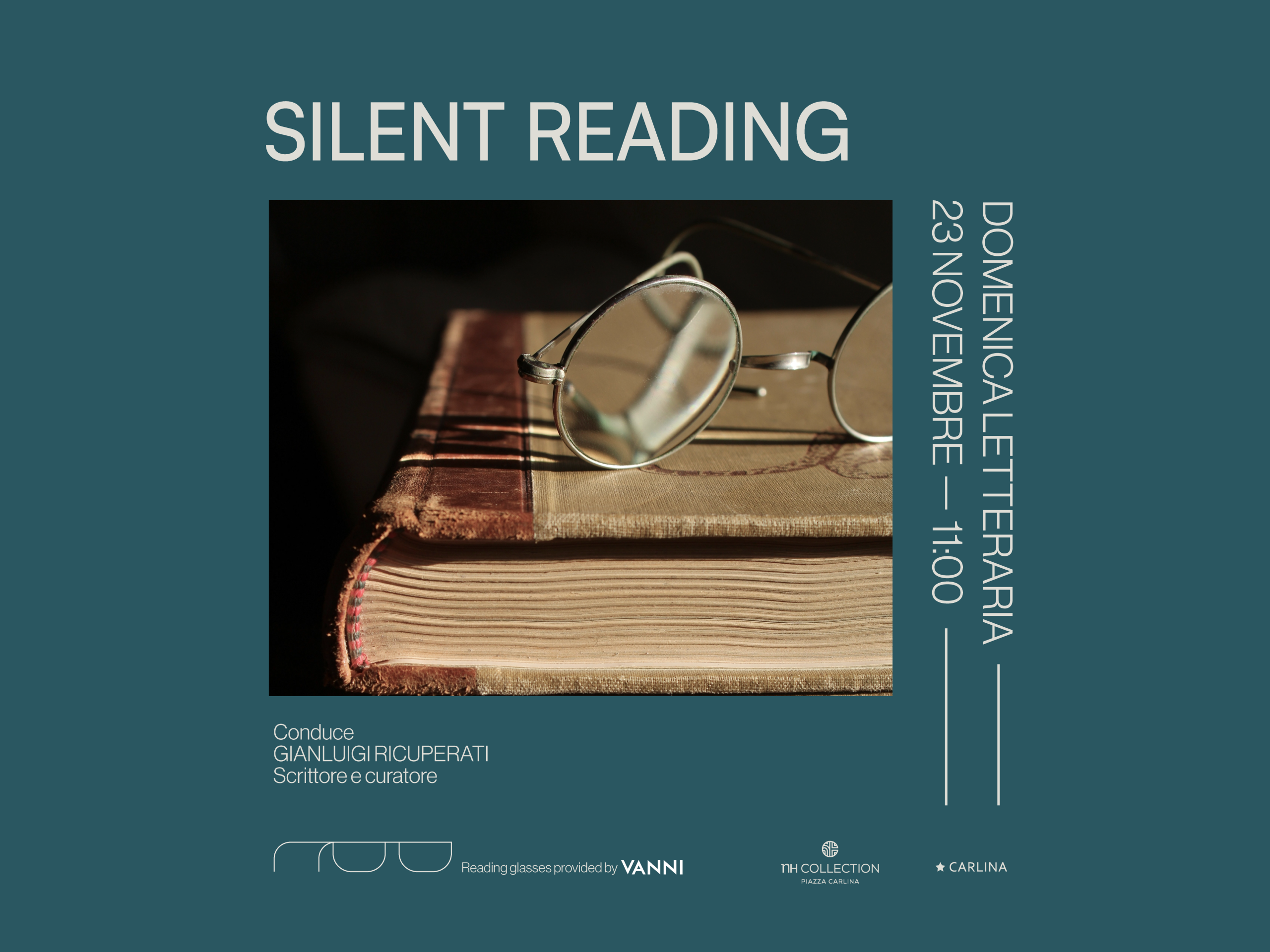 SILENT READING 23 NOVEMBRE GIANLUIGI RICUPERATI