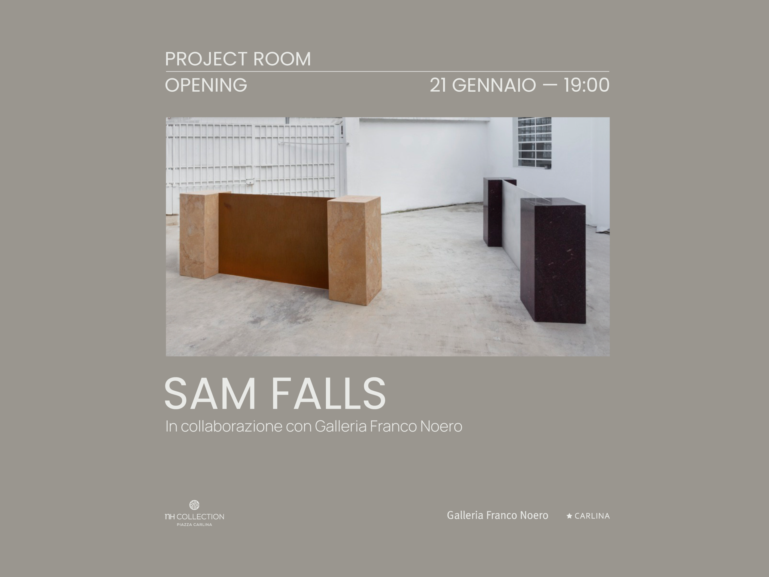 SAM FALLS PROJECT ROOM OPENING 21.01
