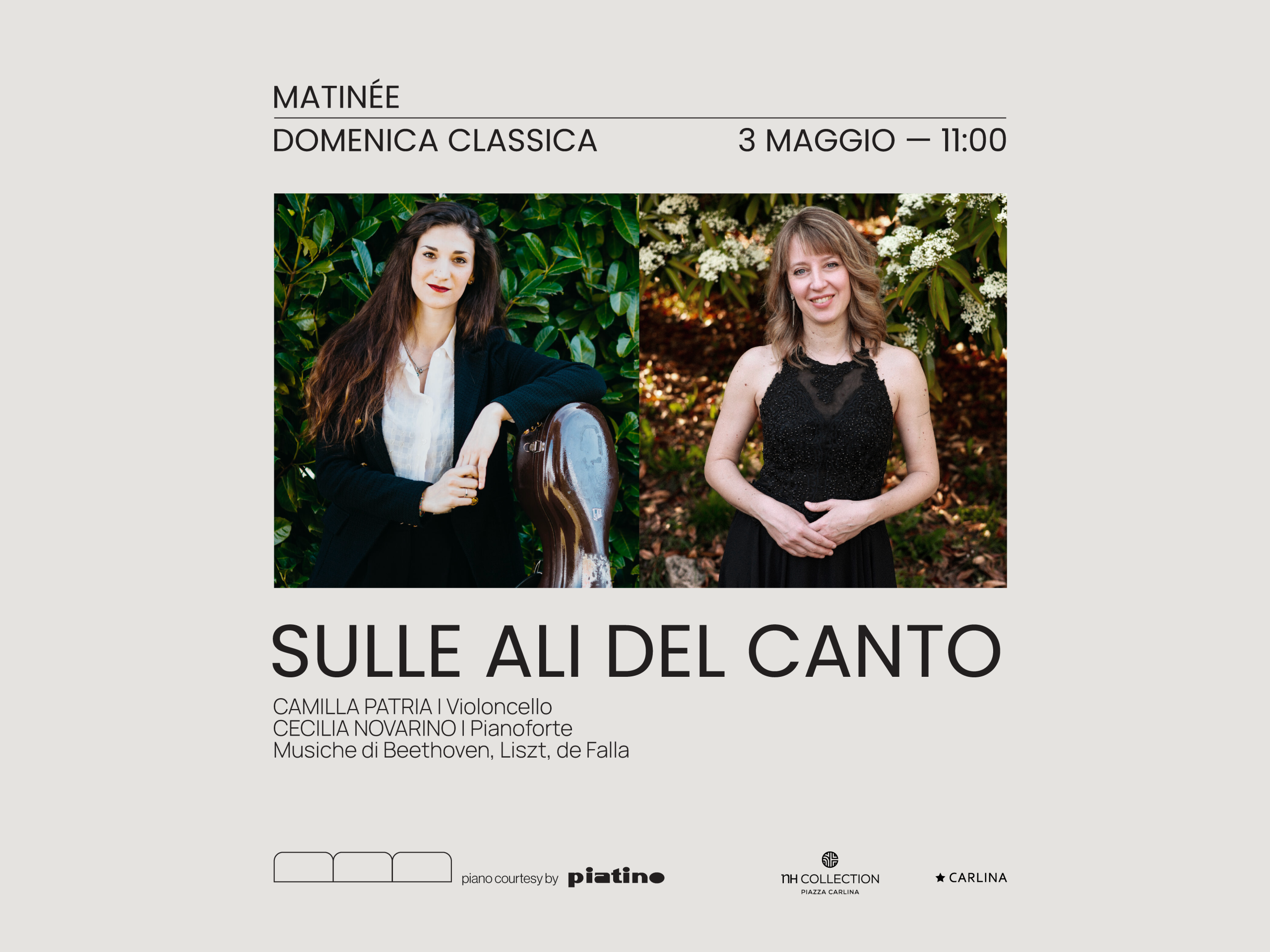 MATINEE 03.05 SULLE ALI DEL CANTO