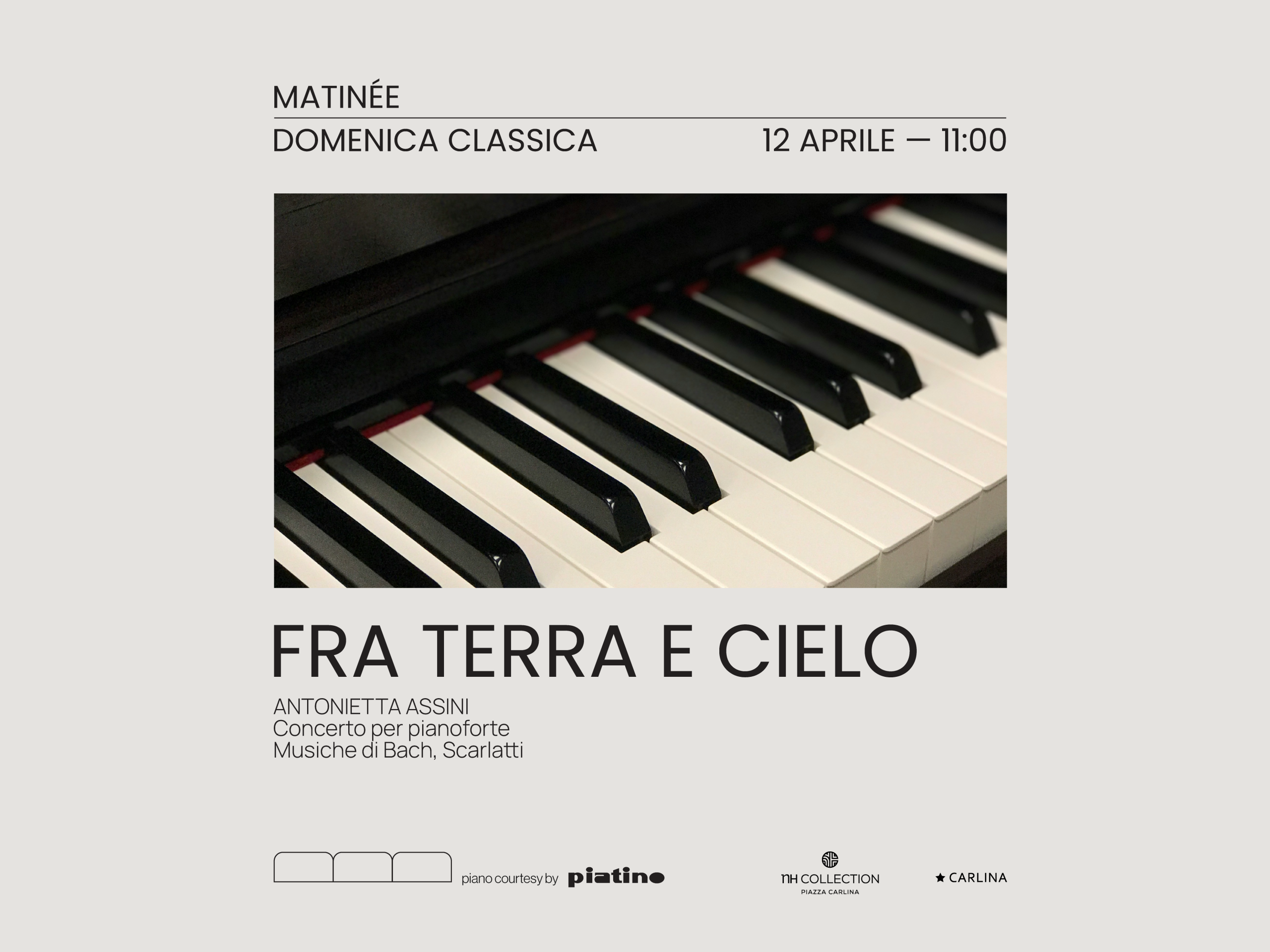 MATINEE 12 APRILE