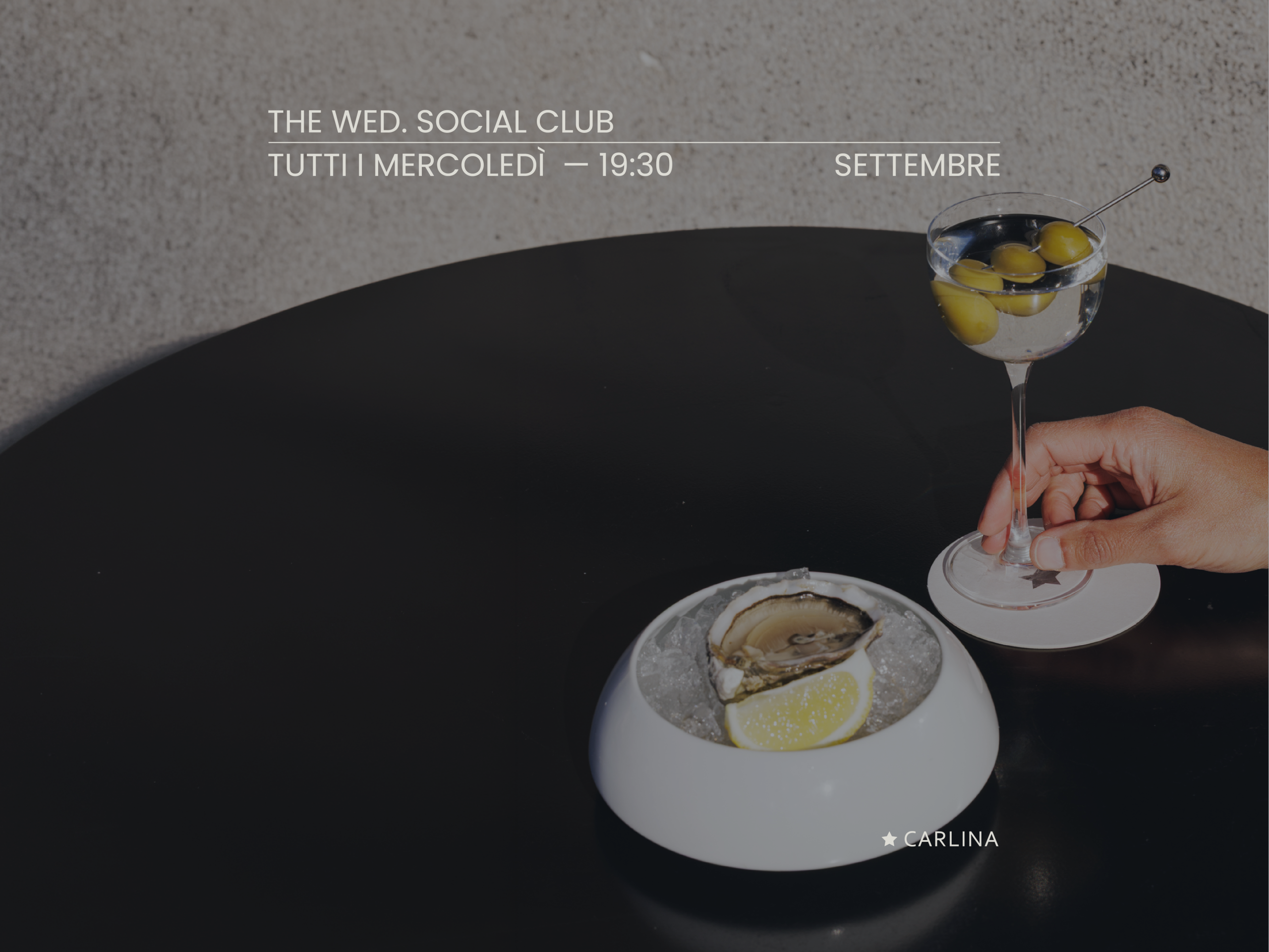 THE WED SOCIAL CLUB aperitivo e musica live - settembre 26