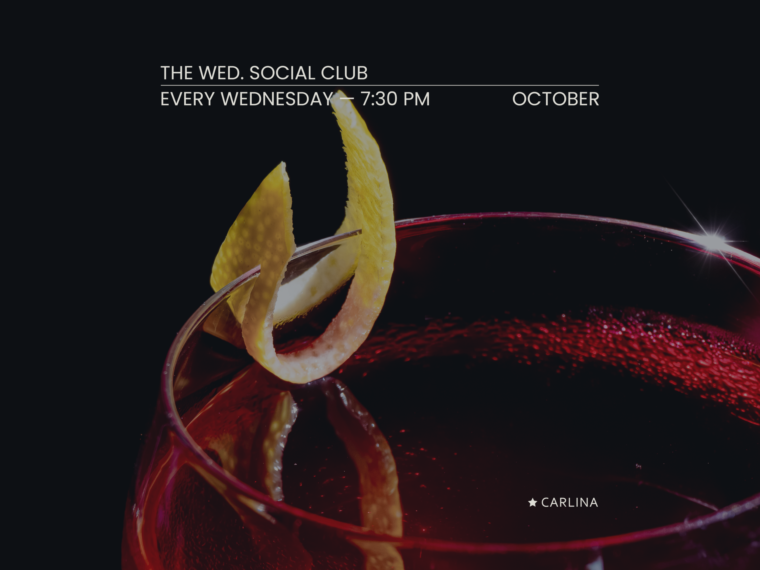 THE WED SOCIAL CLUB OTTOBRE 26