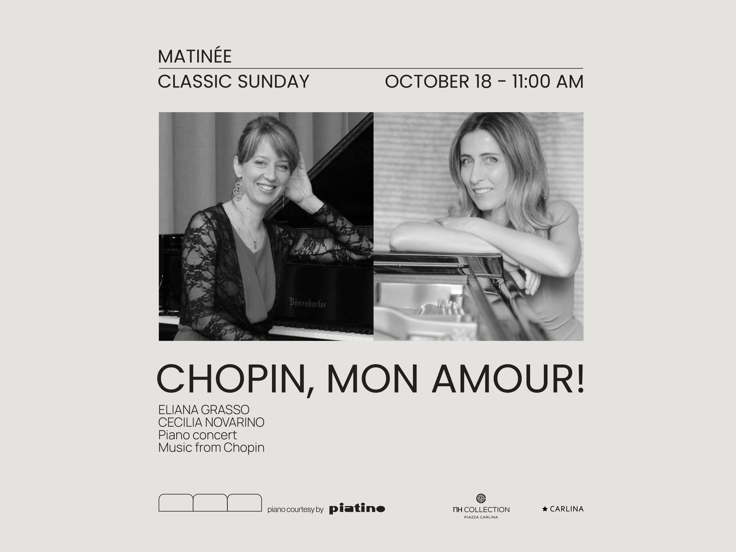 MATINEE 18.10 CHOPIN MON AMOUR